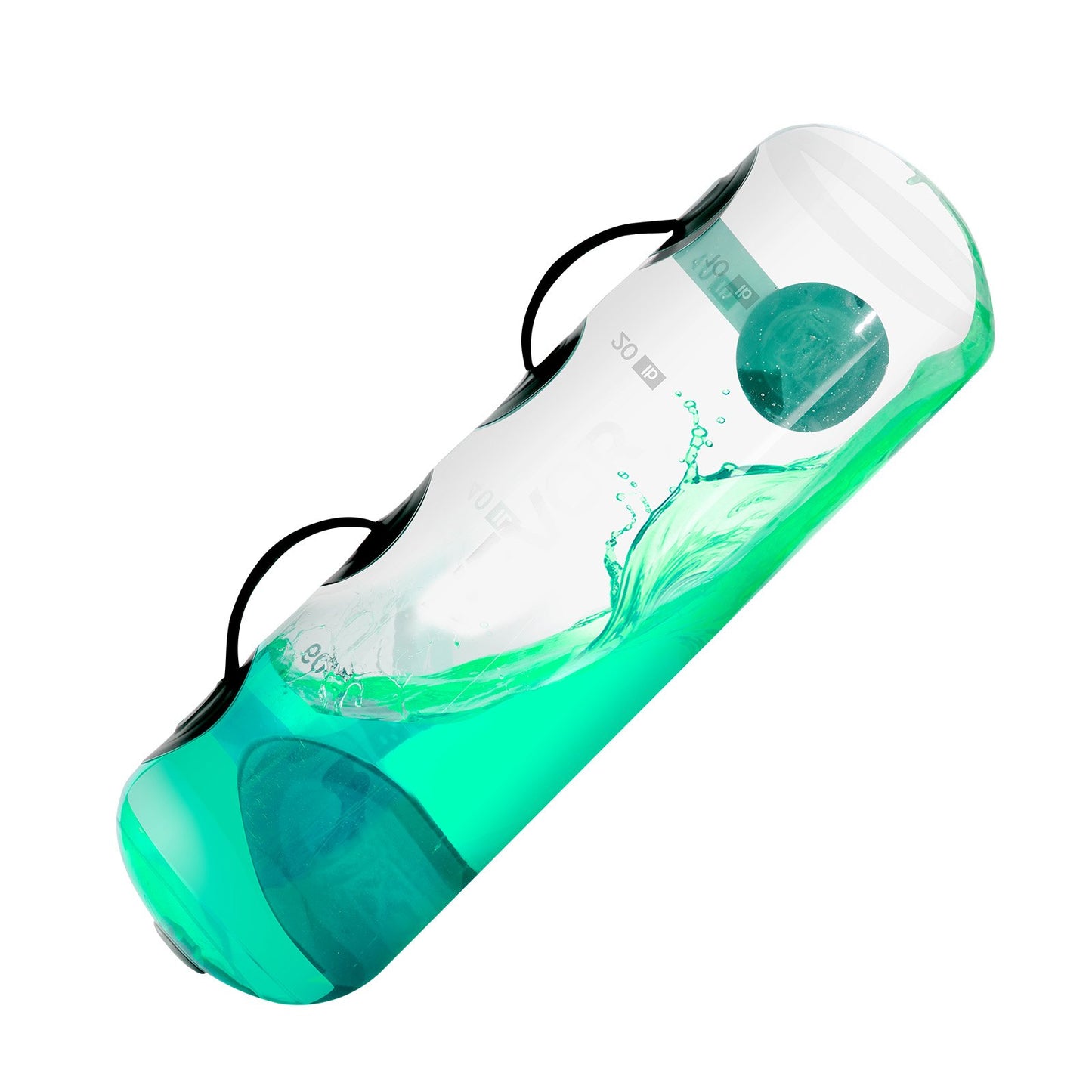 Water Weights Aqua Bag, Large Aqua Bags For Workout, 50 Lbs Adjustable Portable Stability Fitness & Full Body Exercise Equipment, For Strength Core And Balance Training, Home Gym Exercise, Clear