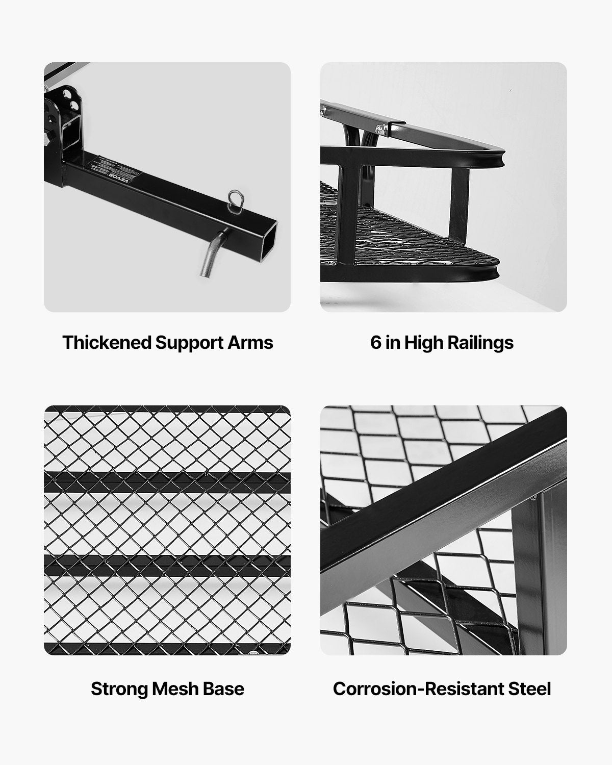 500 Lbs Hitch Cargo Carrier Folding Hitch Cargo Carrier With Cargo Net