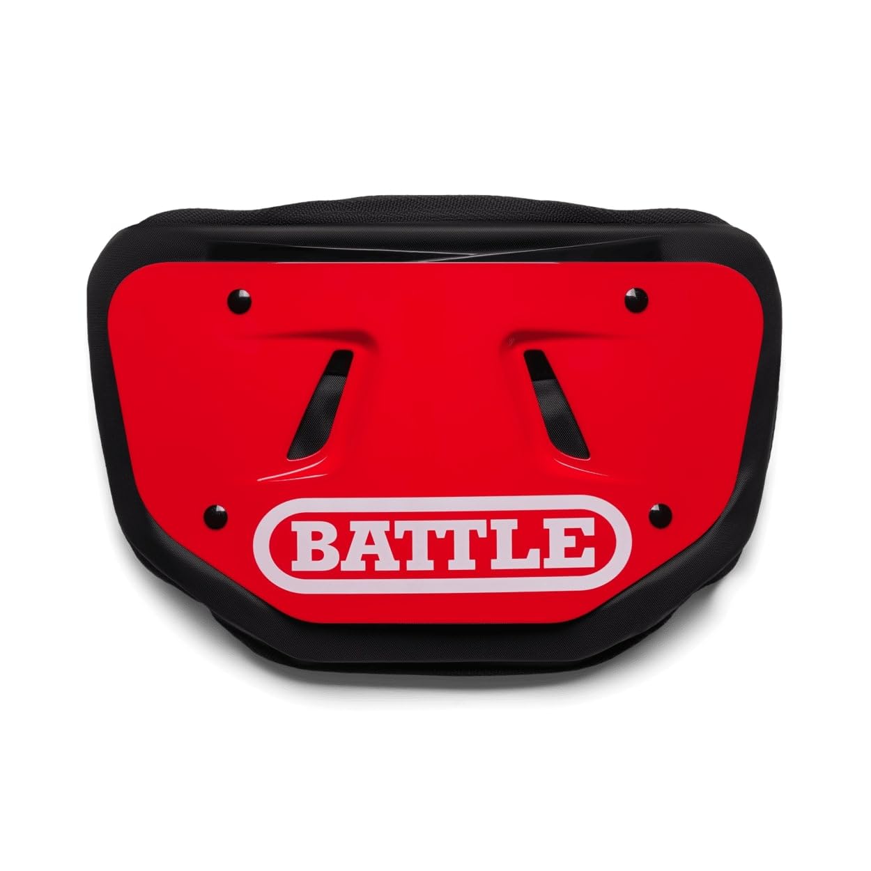 Battle Sports Football Back Plate – Hard Shell Lower Back Protector with Contoured Foam for High-Impact Protection for Youth, Kids and Adults