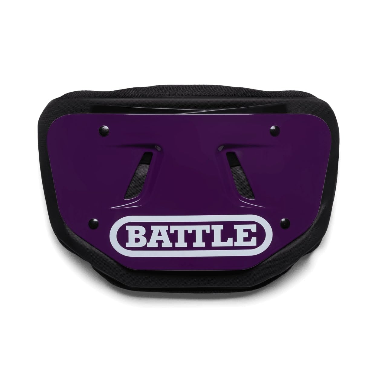 Battle Sports Football Back Plate – Hard Shell Lower Back Protector with Contoured Foam for High-Impact Protection for Youth, Kids and Adults