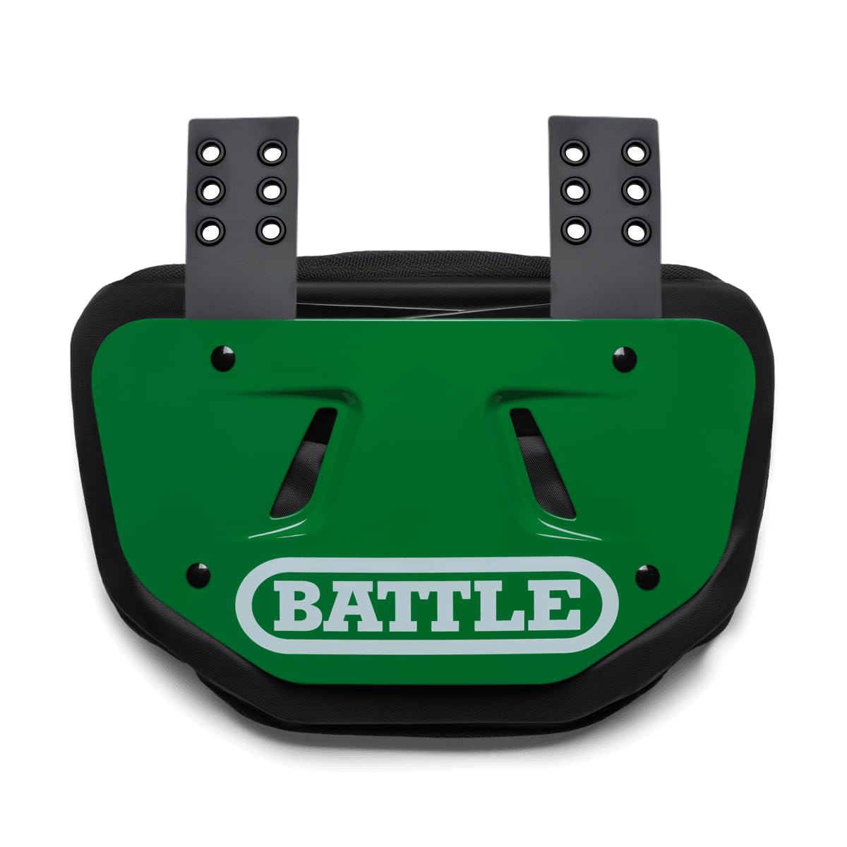 Battle Sports Football Back Plate – Hard Shell Lower Back Protector with Contoured Foam for High-Impact Protection for Youth, Kids and Adults