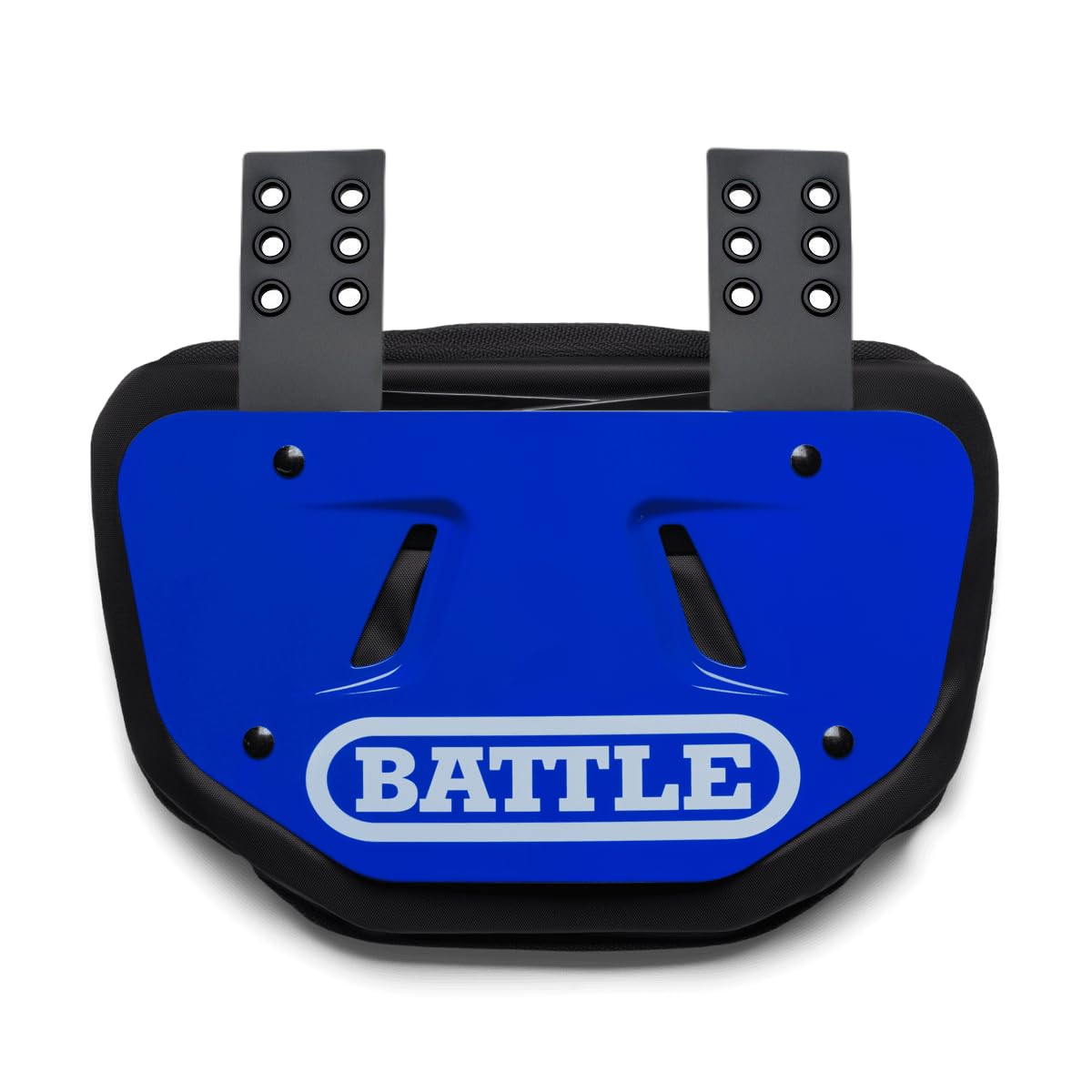 Battle Sports Football Back Plate – Hard Shell Lower Back Protector with Contoured Foam for High-Impact Protection for Youth, Kids and Adults