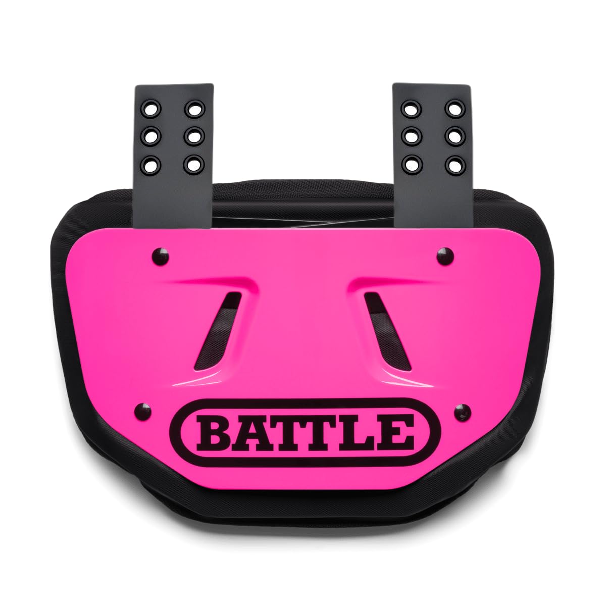 Battle Sports Football Back Plate – Hard Shell Lower Back Protector with Contoured Foam for High-Impact Protection for Youth, Kids and Adults