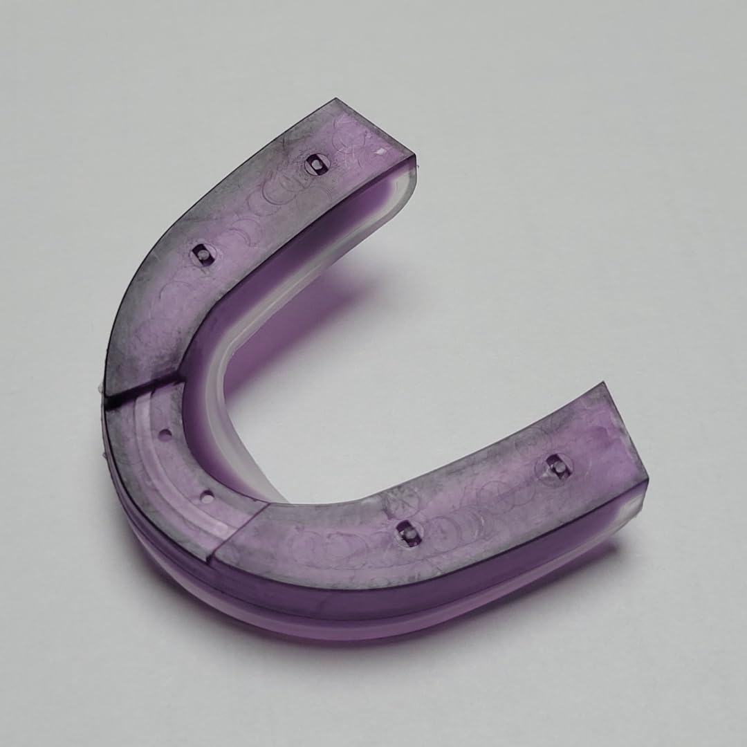 Mouthguard - Increase Strength + Stamina - Reduce G-Forces - Speak Clearly - Breathe Easier - Patented Lower Teeth Design (Orange)