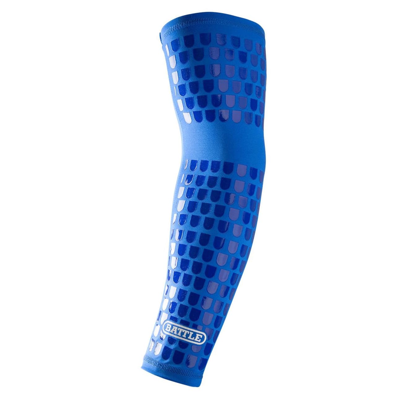 Battle Ultra-Stick Full Arm Sleeve – Compression Support Sleeves with Ultra-Tack Grip – Forearm and Elbow Protection, Single