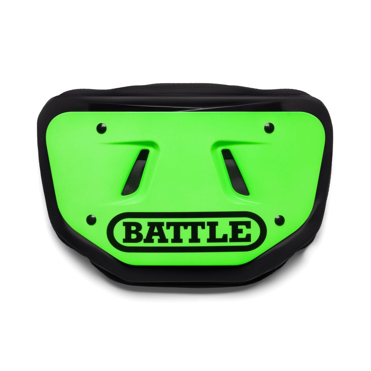 Battle Sports Football Back Plate – Hard Shell Lower Back Protector with Contoured Foam for High-Impact Protection for Youth, Kids and Adults