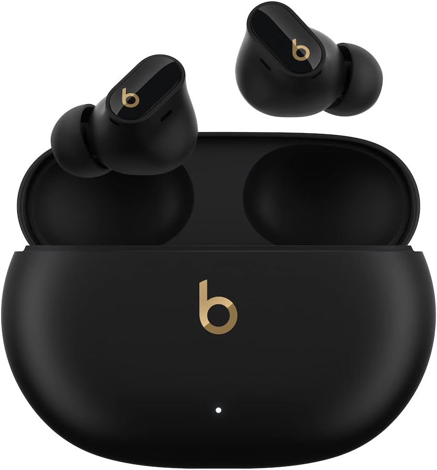 Beats Studio Buds + | True Wireless Noise Cancelling Earbuds, Enhanced Apple & Android Compatibility, Built-in Microphone, Sweat Resistant Bluetooth Headphones, Spatial Audio - Transparent