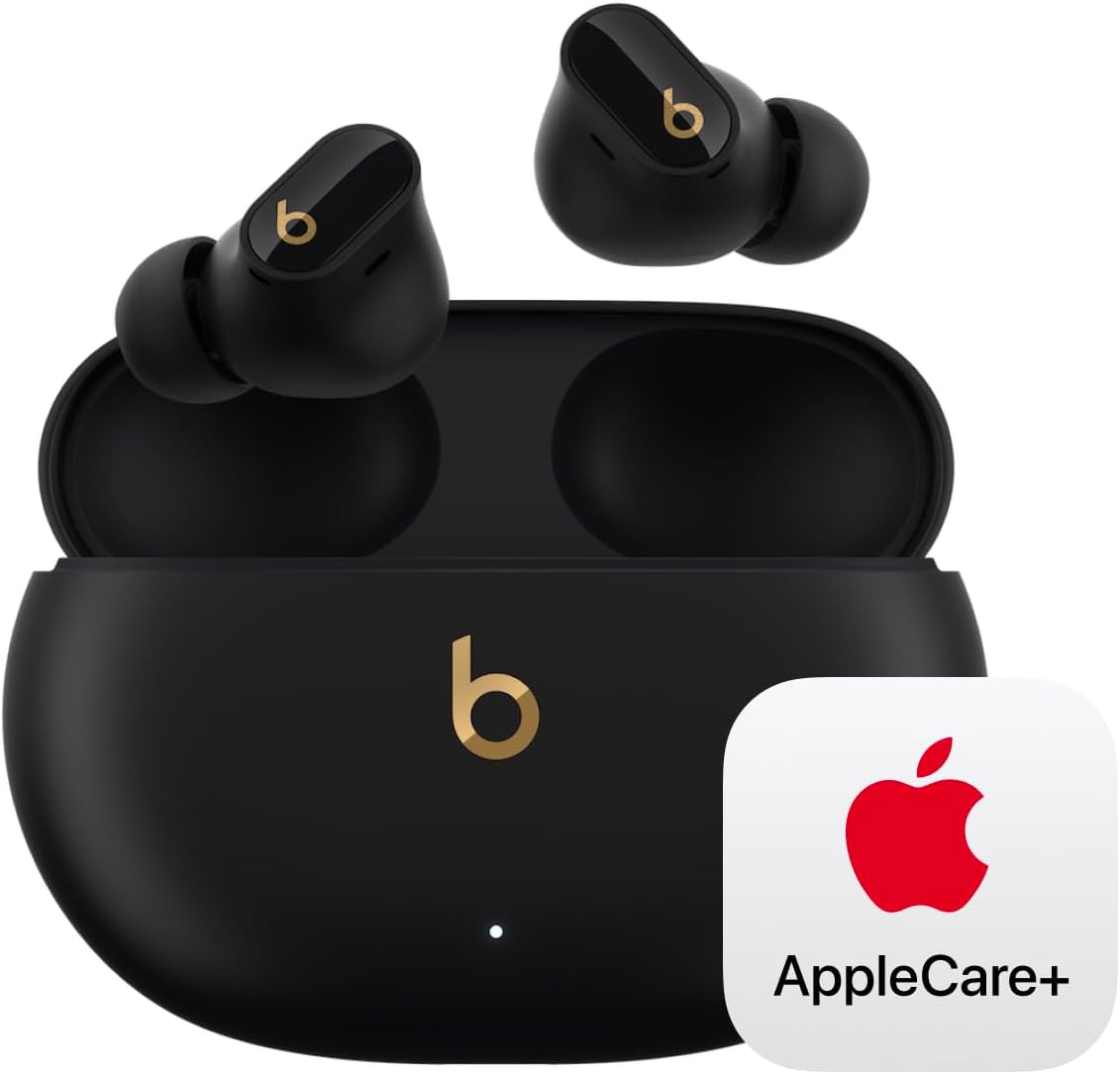 Beats Studio Buds + | True Wireless Noise Cancelling Earbuds, Enhanced Apple & Android Compatibility, Built-in Microphone, Sweat Resistant Bluetooth Headphones, Spatial Audio - Transparent