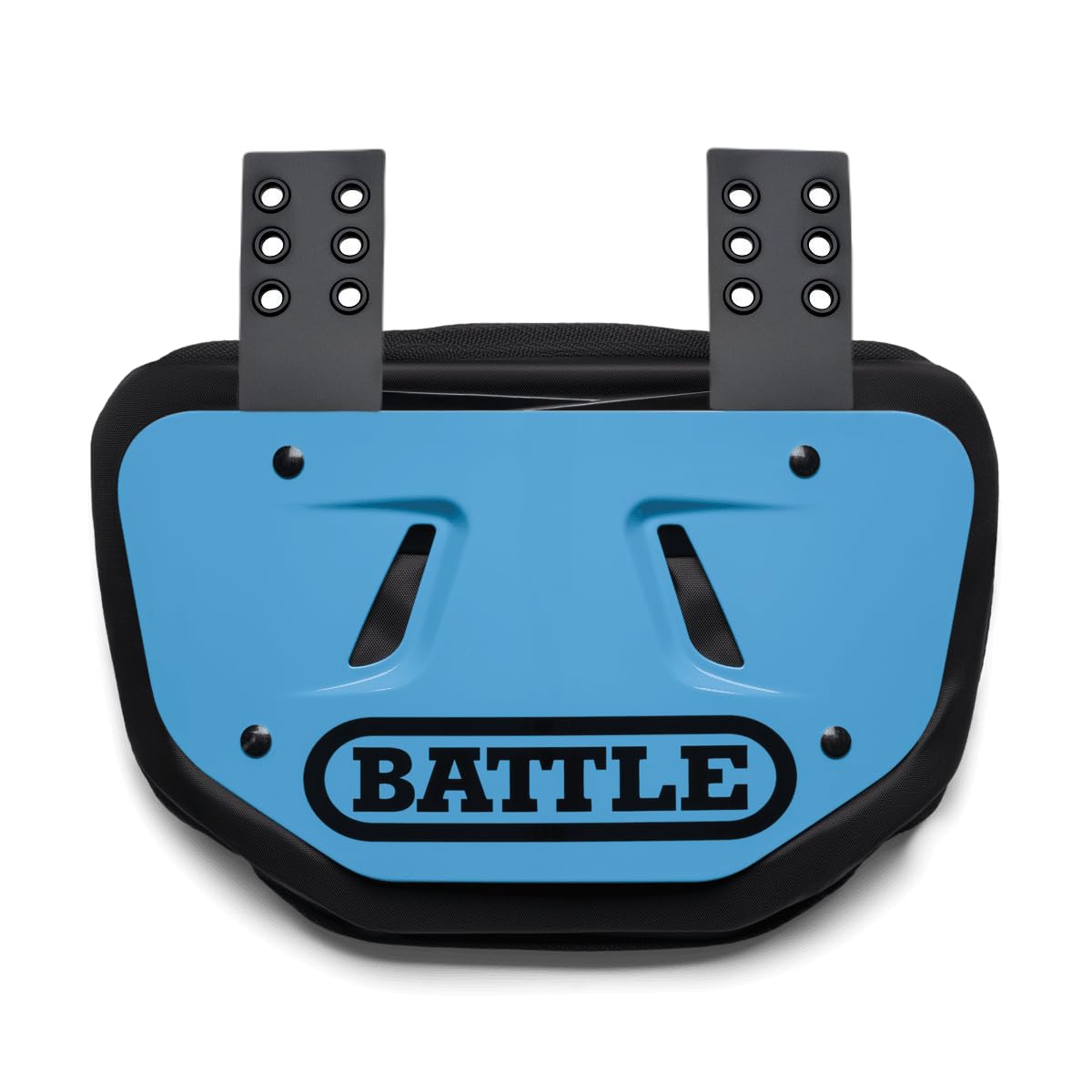 Battle Sports Football Back Plate – Hard Shell Lower Back Protector with Contoured Foam for High-Impact Protection for Youth, Kids and Adults