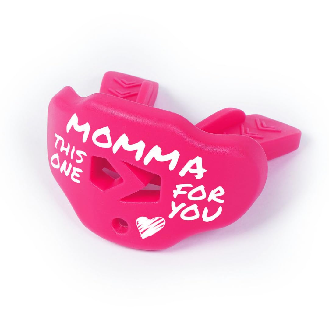 SLEEFS Football Mouth Guard - Youth Mouthguard with Strap - Lip/Teeth Protector Mouthpiece - No Boil - for Youth/Adults, Maximum Air Flow, for All Sports - Cross