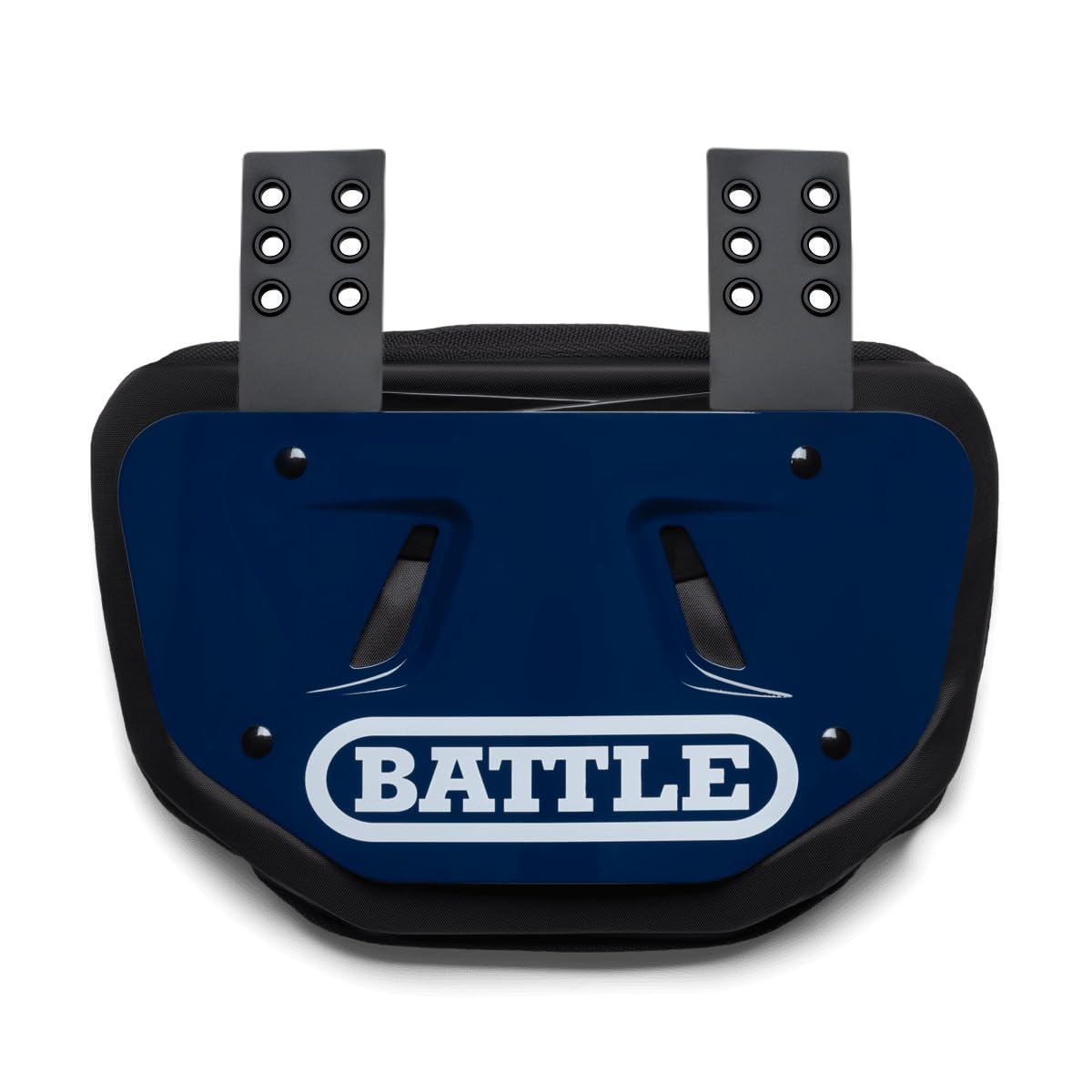 Battle Sports Football Back Plate – Hard Shell Lower Back Protector with Contoured Foam for High-Impact Protection for Youth, Kids and Adults