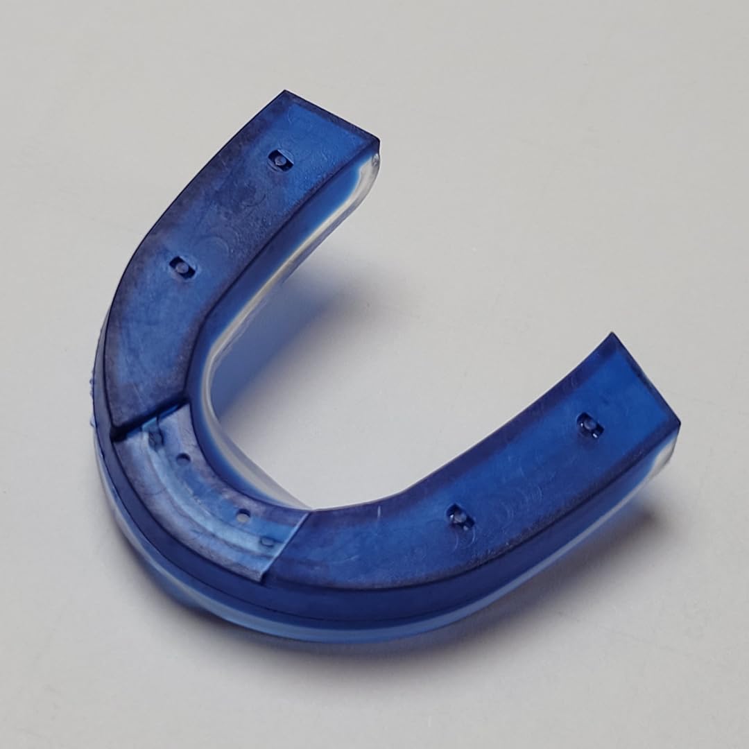Mouthguard - Increase Strength + Stamina - Reduce G-Forces - Speak Clearly - Breathe Easier - Patented Lower Teeth Design (Orange)