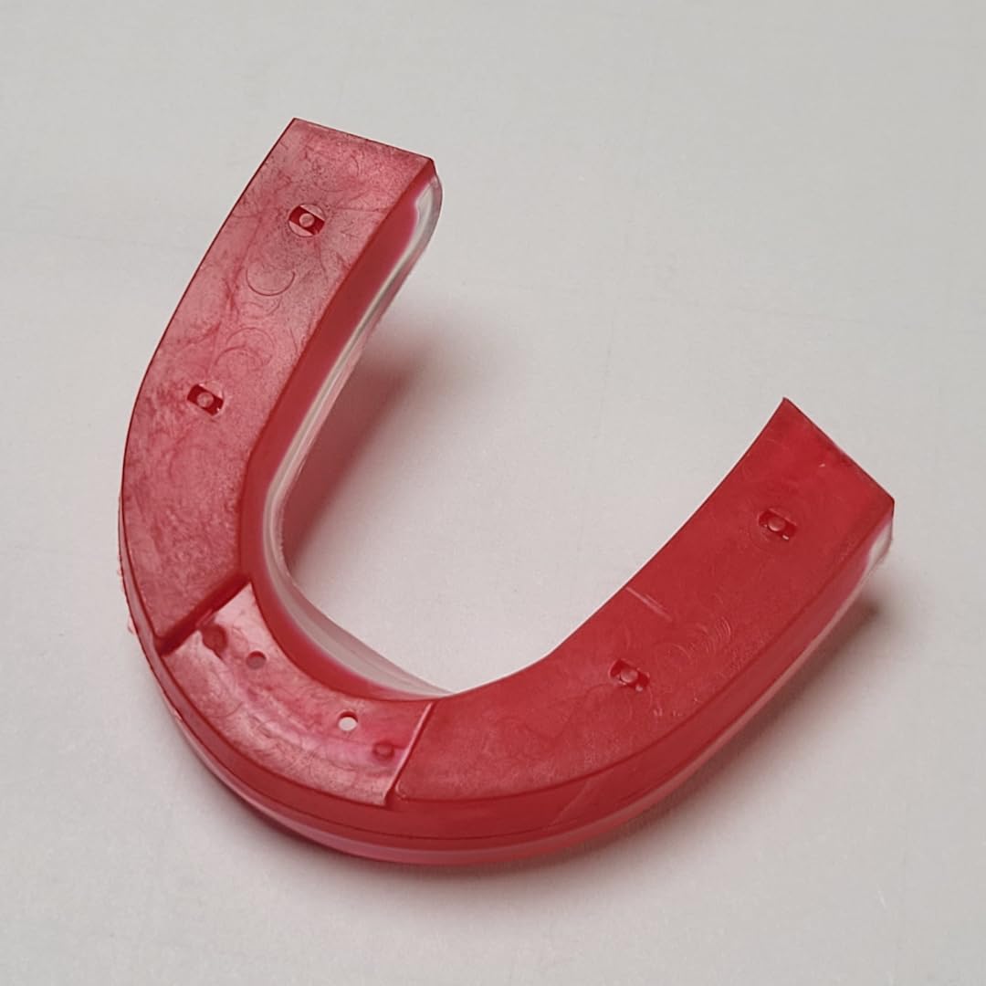 Mouthguard - Increase Strength + Stamina - Reduce G-Forces - Speak Clearly - Breathe Easier - Patented Lower Teeth Design (Orange)