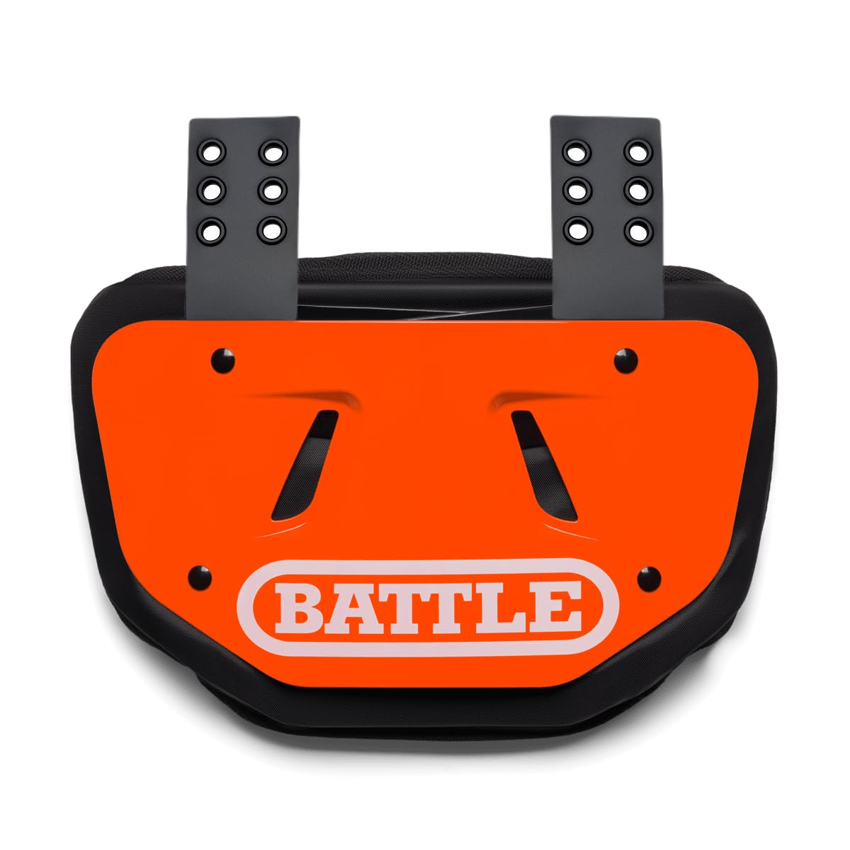 Battle Sports Football Back Plate – Hard Shell Lower Back Protector with Contoured Foam for High-Impact Protection for Youth, Kids and Adults