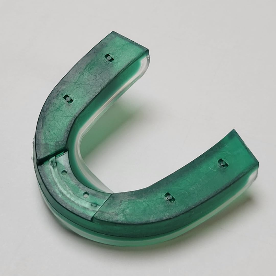 Mouthguard - Increase Strength + Stamina - Reduce G-Forces - Speak Clearly - Breathe Easier - Patented Lower Teeth Design (Orange)