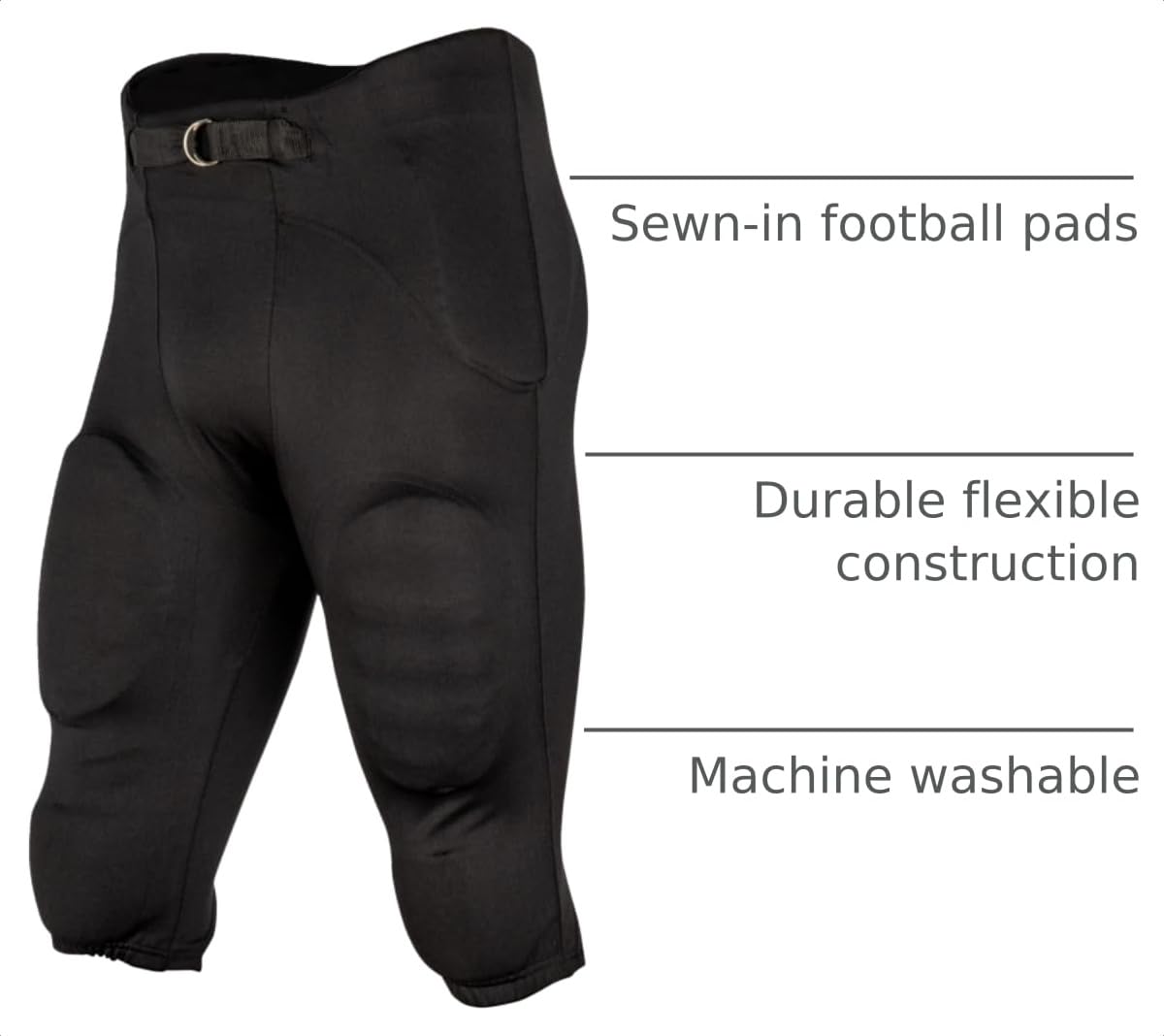 Champro Boys' Safety Integrated Boys Football Practice Pants