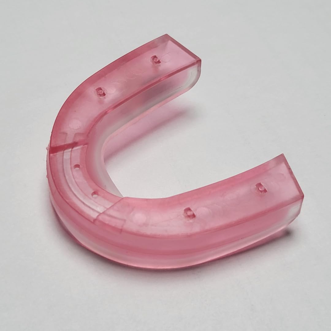 Mouthguard - Increase Strength + Stamina - Reduce G-Forces - Speak Clearly - Breathe Easier - Patented Lower Teeth Design (Orange)