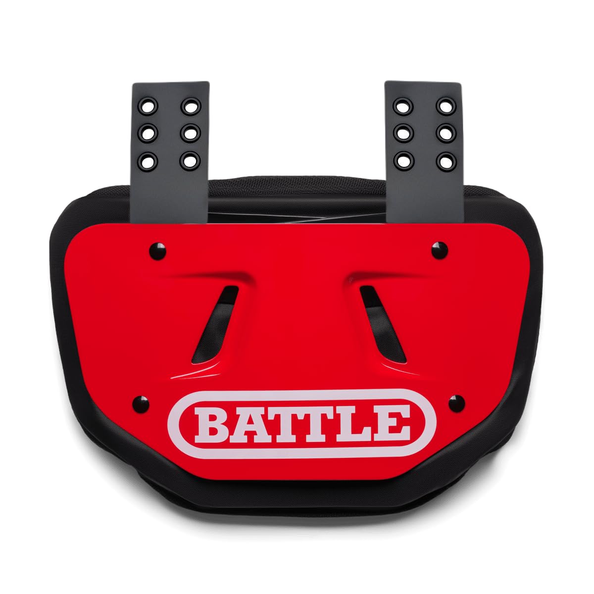 Battle Sports Football Back Plate – Hard Shell Lower Back Protector with Contoured Foam for High-Impact Protection for Youth, Kids and Adults