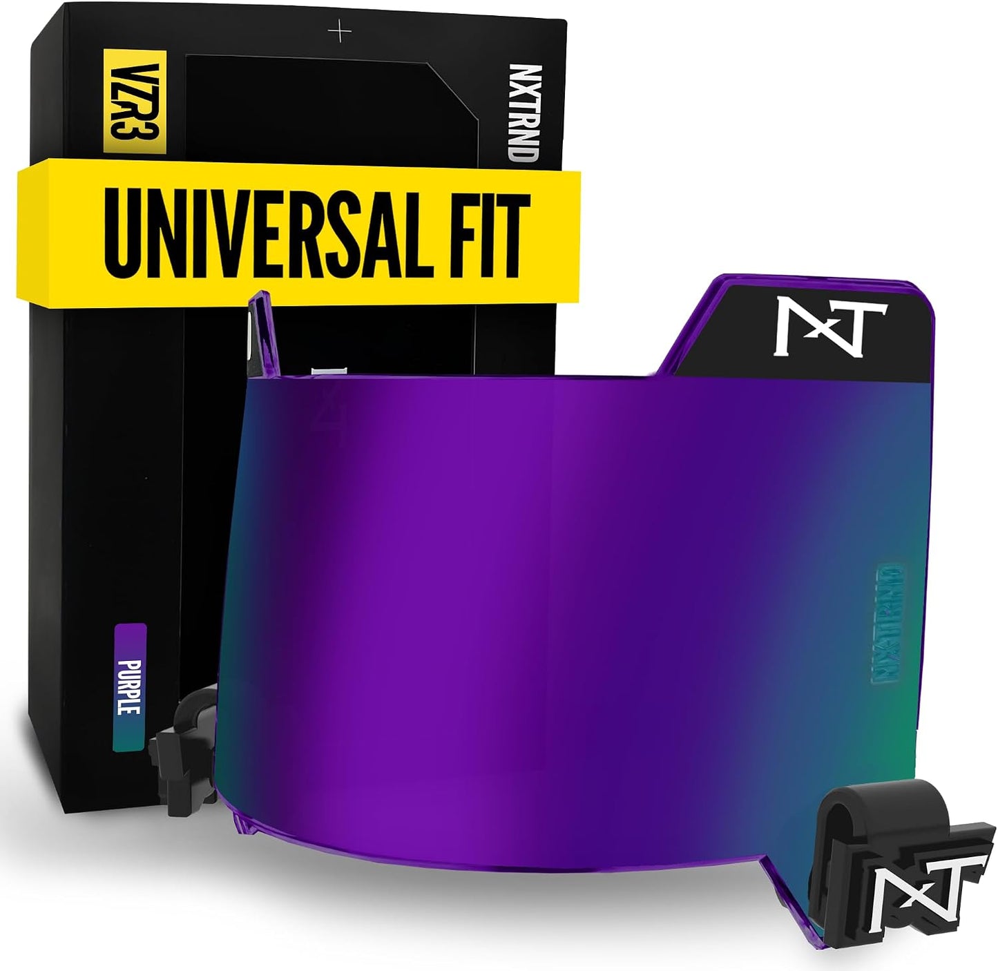 Nxtrnd VZR3 Football Visor, Curved Lens Technology, Fits Adult & Youth Football Helmets