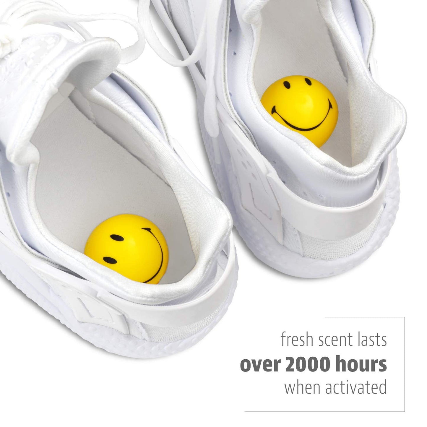 Sneaker Balls Odor-Fighting Shoe Fresheners, Eliminates Unpleasant Smells, Perfect For Sneakers, Gym Bags, Gear Bags, Drawers, Lockers, And More!, Football, 2 Pack