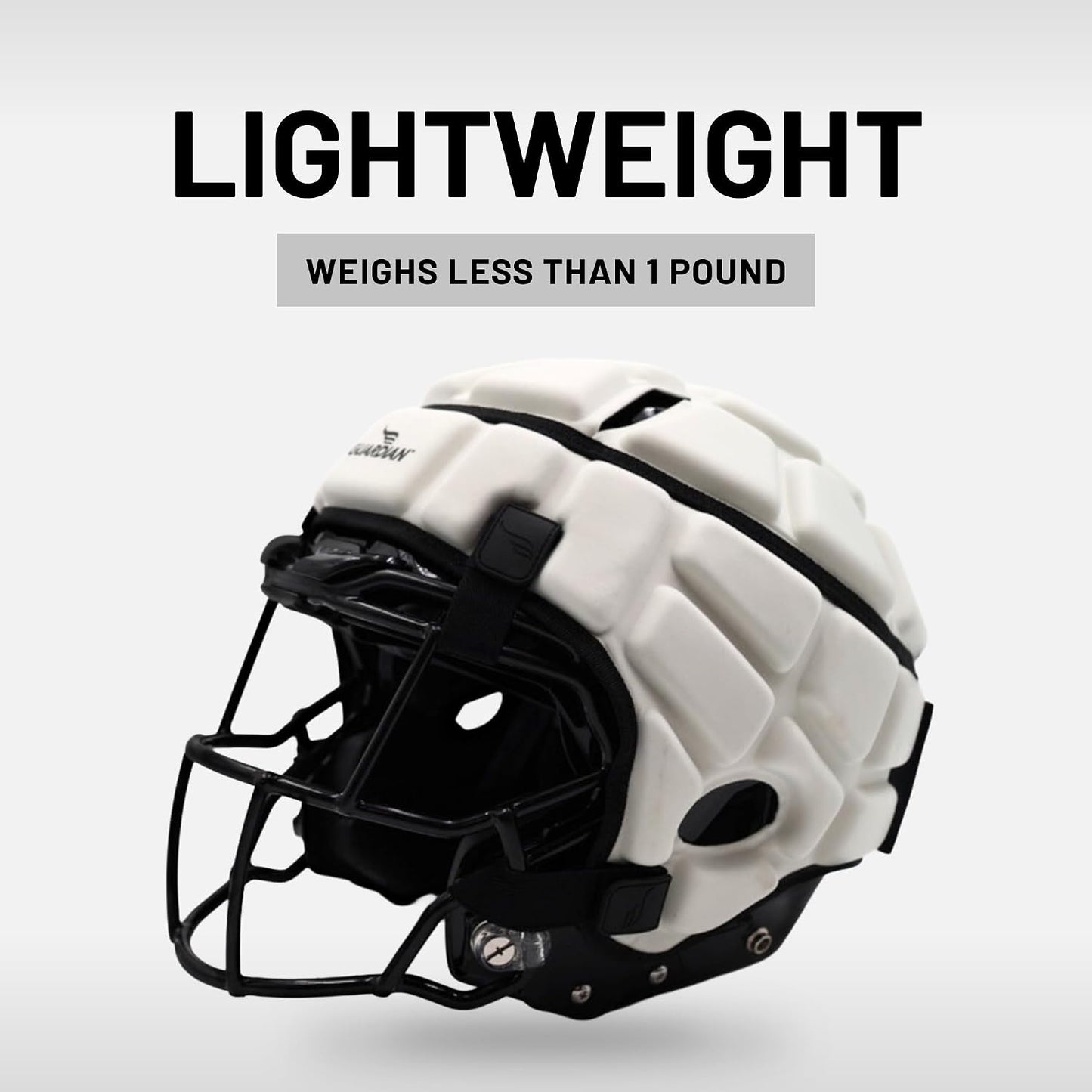 Guardian Cap - Soft-Shell Helmet Cover for Football and Lacrosse - Reduces Impact and Protects Helmets - One Size Fits All