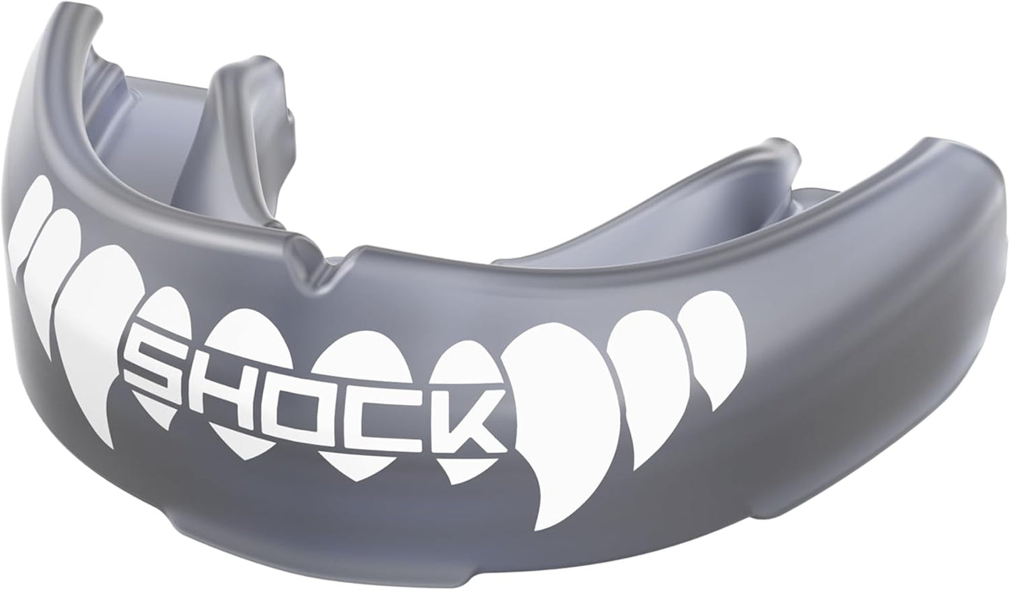 Shock Doctor Orthodontic Mouth Guard for Braces for Sports, Hockey, Lacrosse, Football, Baseball, Braces Mouth Guard, Upper Teeth Protection, Adult & Youth Mouth Guard Sizes
