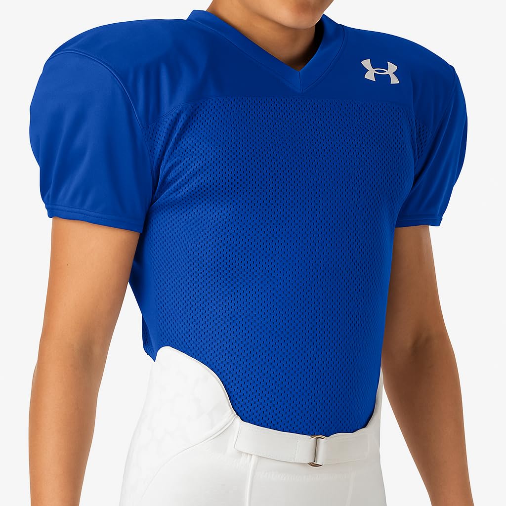 Under Armour Youth/Boys Football Jersey, for Parctice & Game Day, Breathable, Lightweight