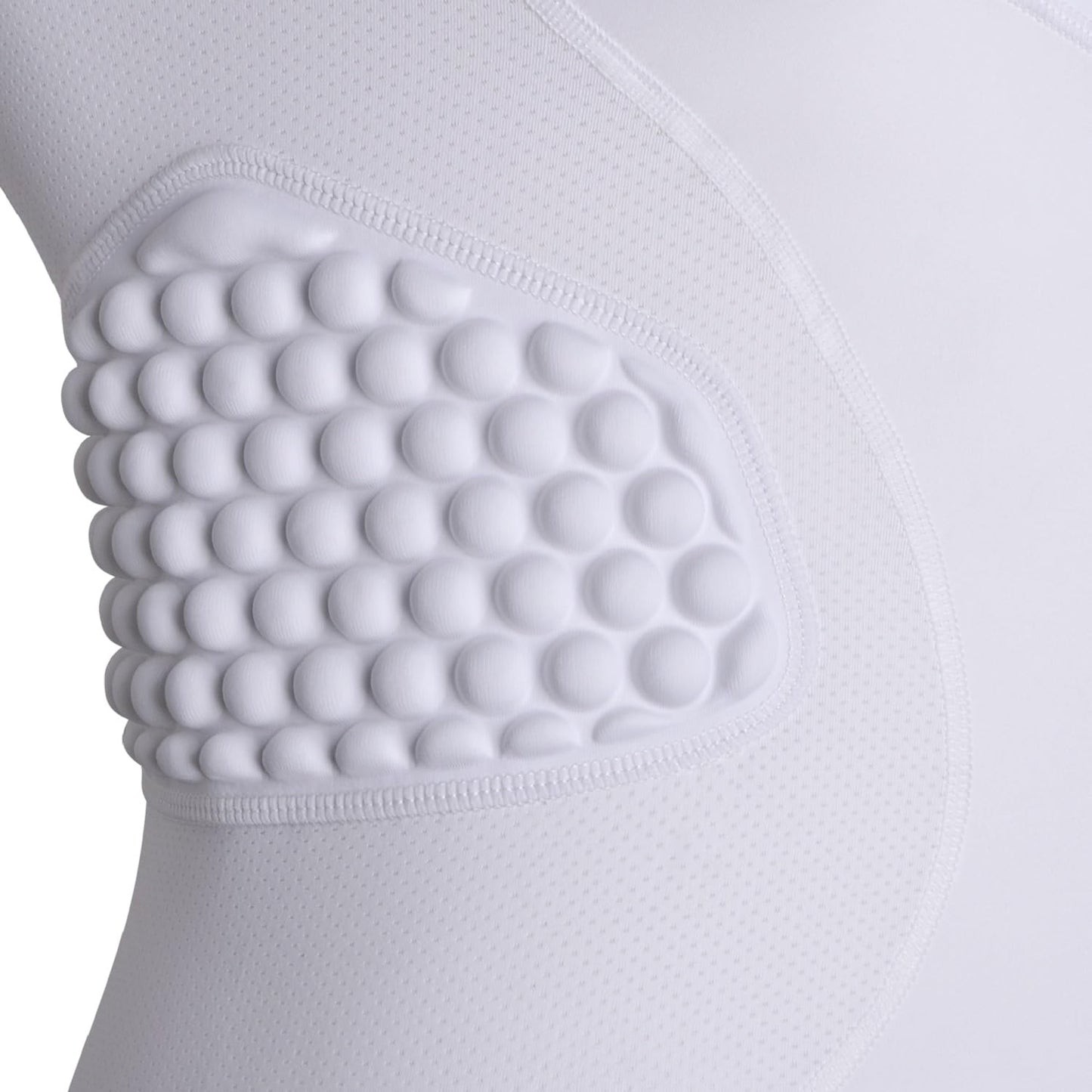 COOLOMG Mens Football Padded Compression Shirt Chest Rib Protector Baseball | Adult Heart Sternum Guard, 3-Pad Undershirt for Lacrosse Rugby Softball