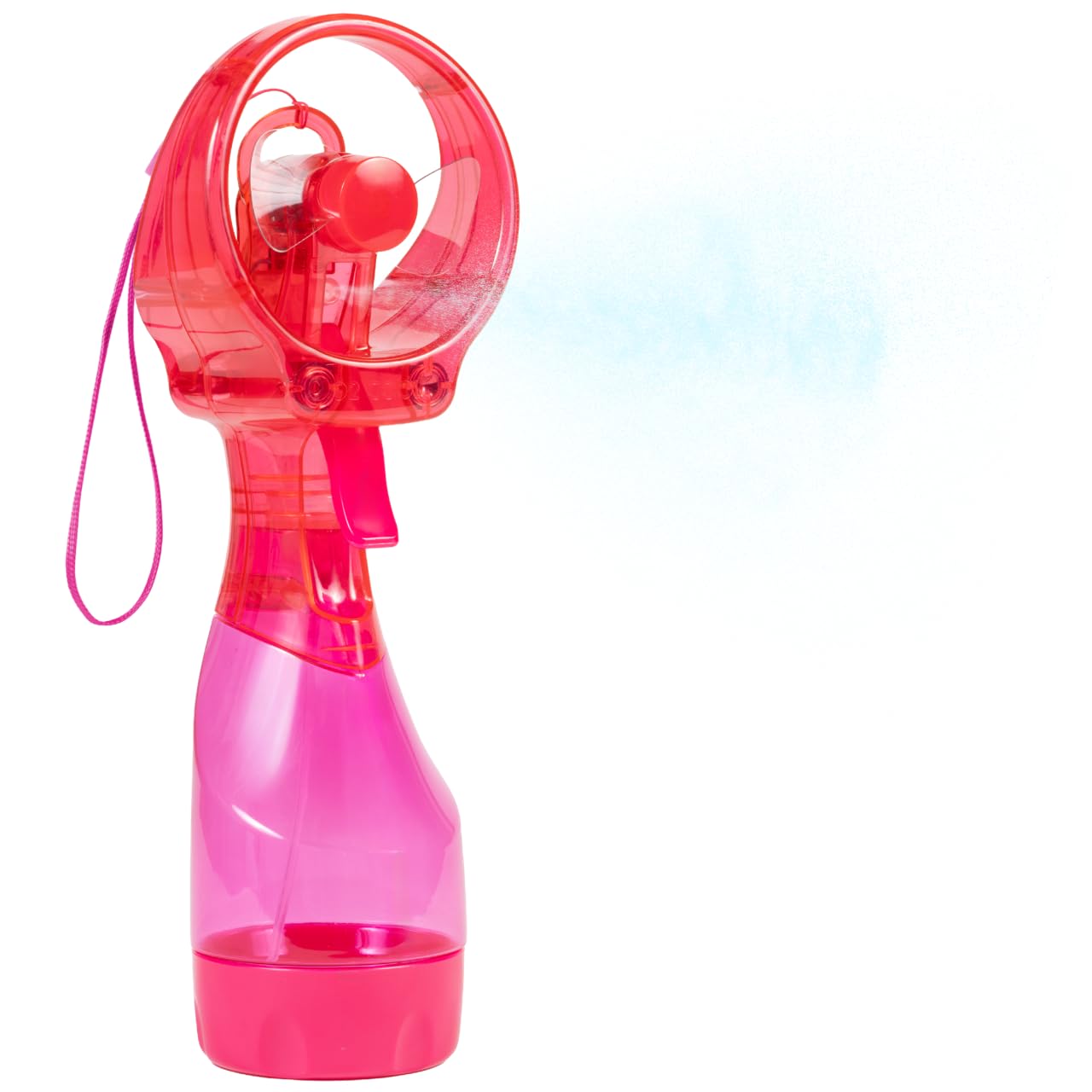O2COOL Deluxe Handheld Battery Powered Water Misting Fan (Green)