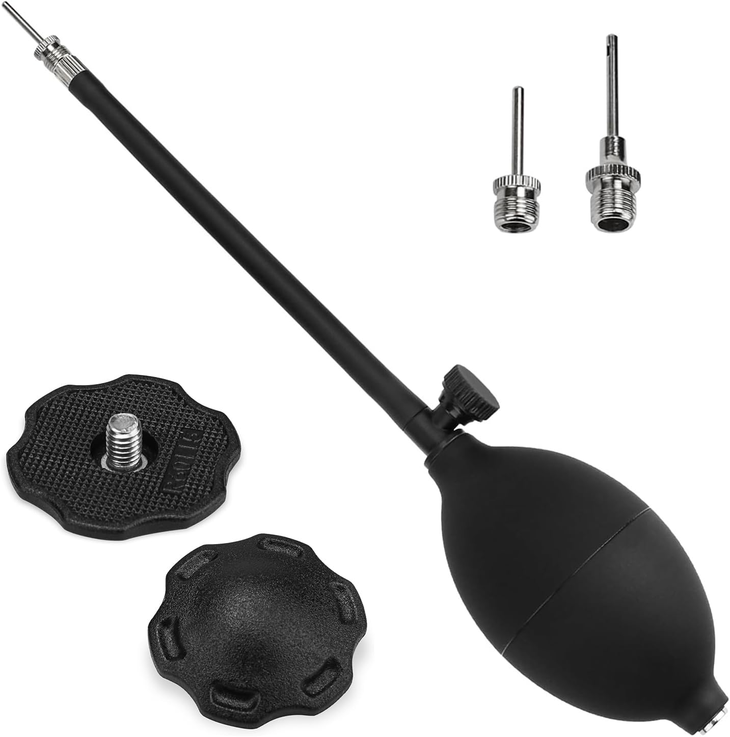 Football Helmet Thumb Screws & Helmet Pump and Inflation Needle Compatible with Riddell SpeedFlex, Keep for Speedflex Youth Football Helmet Chinstrap Stabilization System to Reduce Head Injury