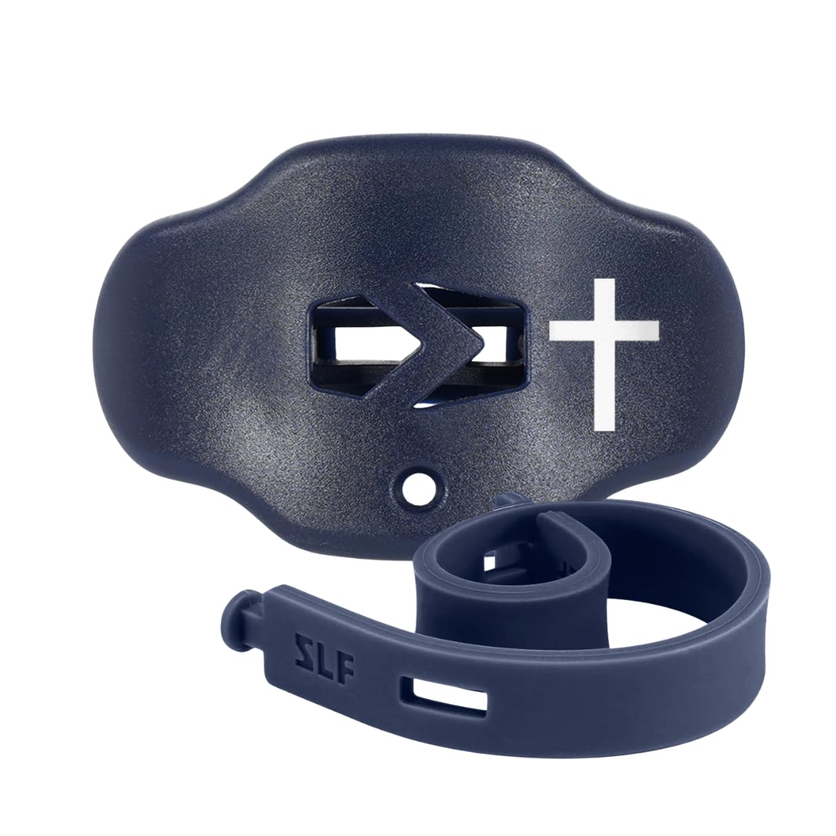 SLEEFS Football Mouth Guard - Youth Mouthguard with Strap - Lip/Teeth Protector Mouthpiece - No Boil - for Youth/Adults, Maximum Air Flow, for All Sports - Cross