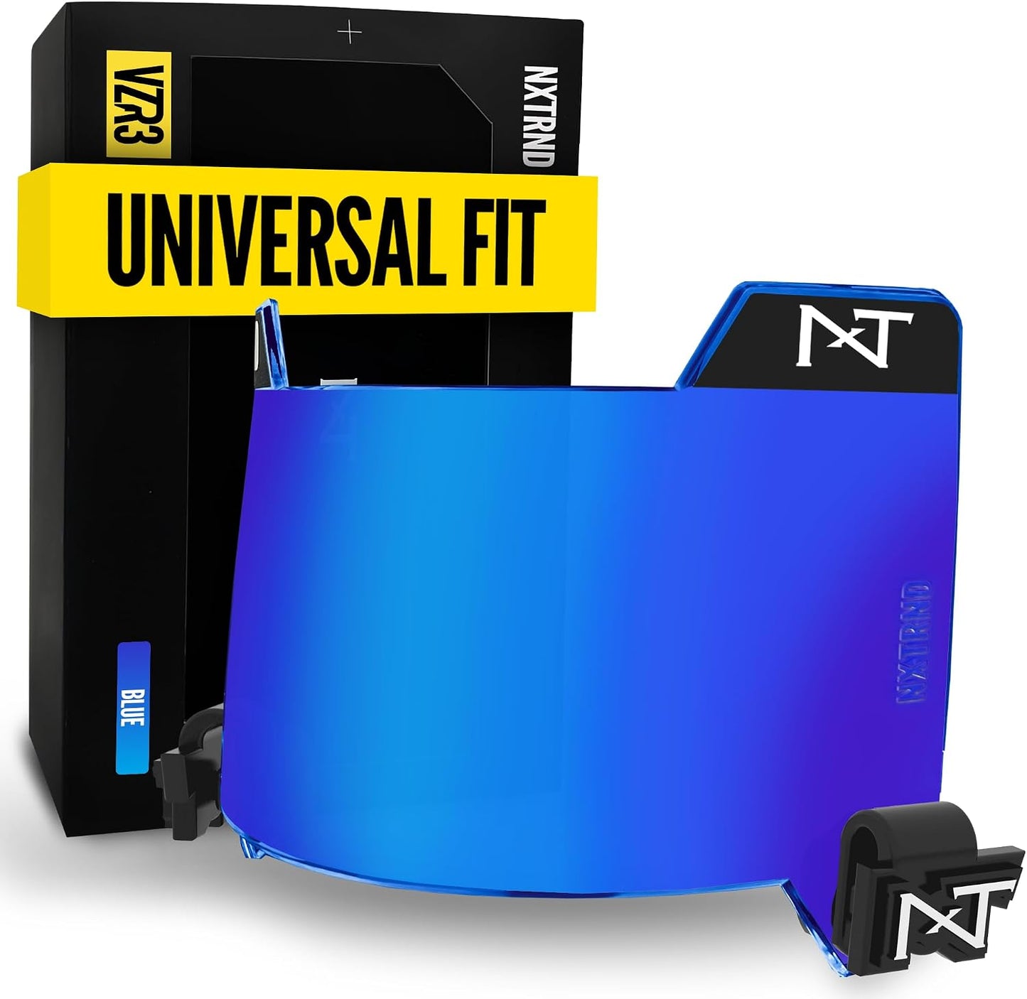 Nxtrnd VZR3 Football Visor, Curved Lens Technology, Fits Adult & Youth Football Helmets