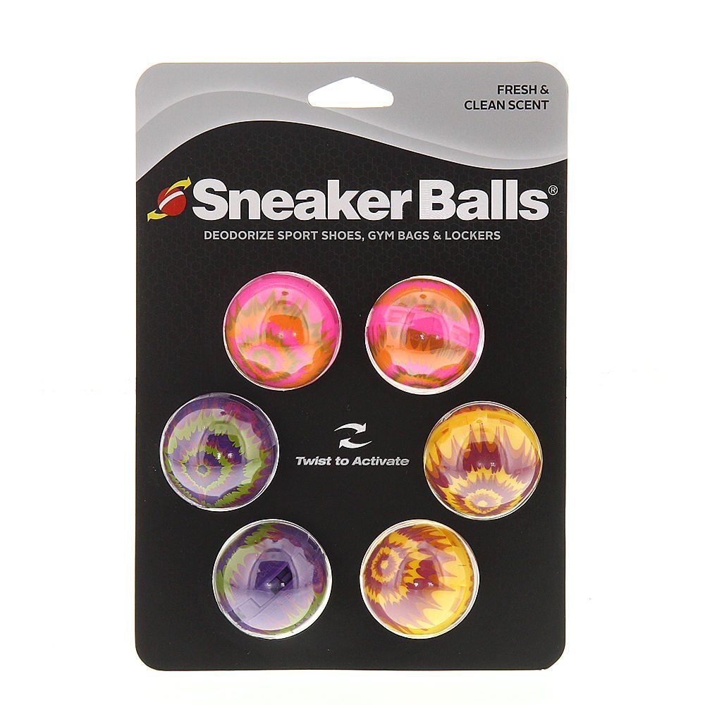 Sneaker Balls Odor-Fighting Shoe Fresheners, Eliminates Unpleasant Smells, Perfect For Sneakers, Gym Bags, Gear Bags, Drawers, Lockers, And More!, Football, 2 Pack