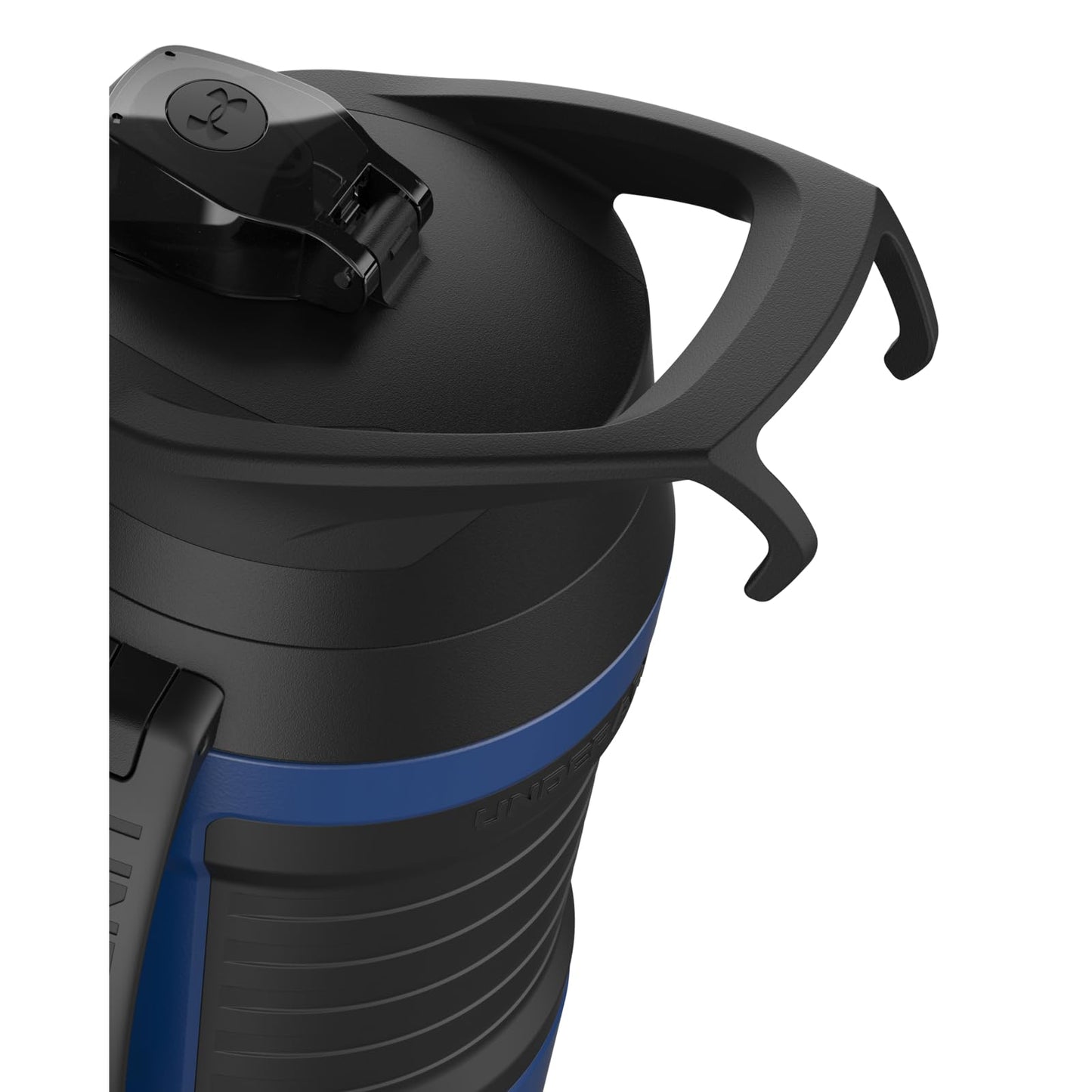 Under Armour Insulated Water Bottle with Handle & Fence Hook, Half Gallon Sports Water Jug, Leak-Resistant & BPA-Free for Baseball, Football & Gym - Black/Black, 64oz