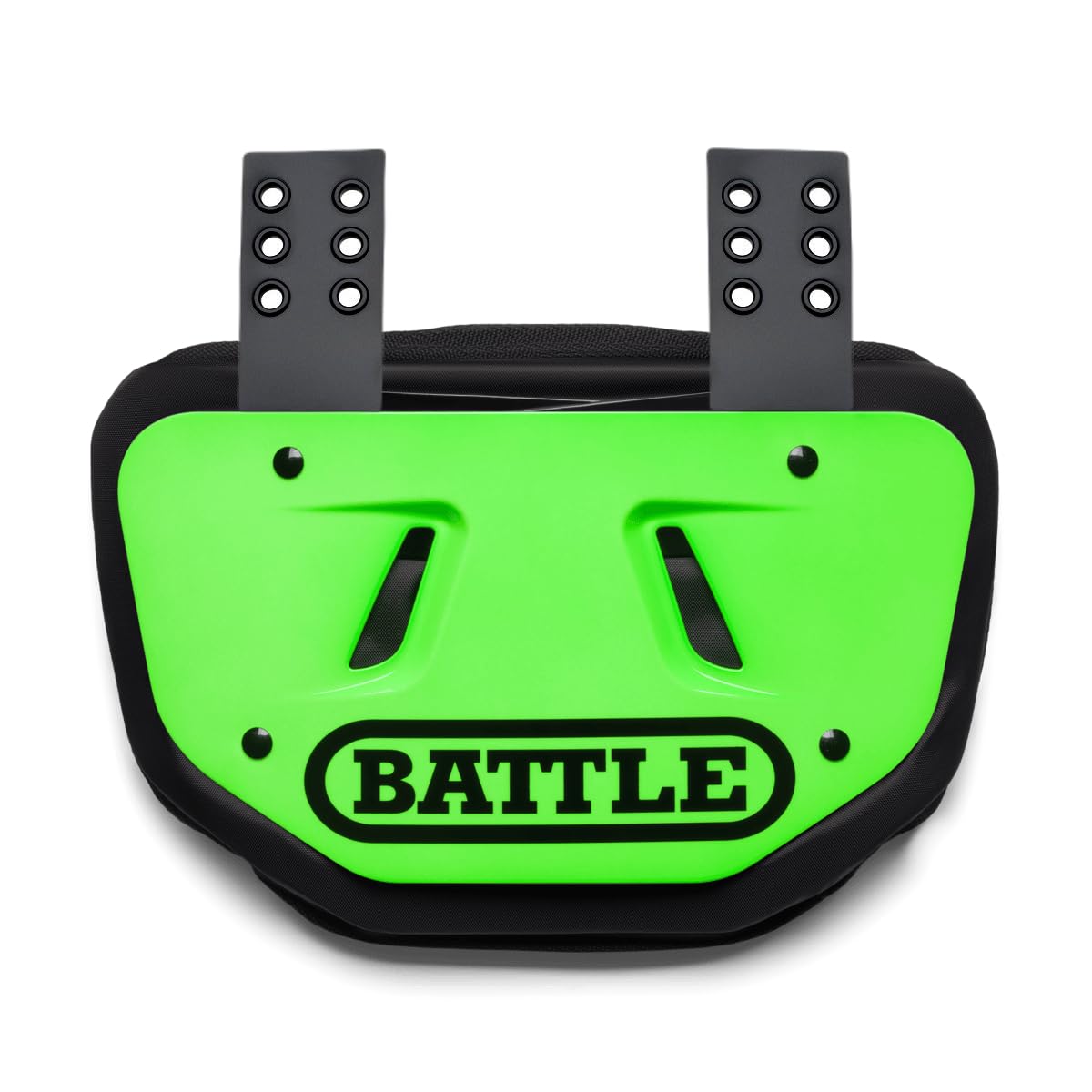 Battle Sports Football Back Plate – Hard Shell Lower Back Protector with Contoured Foam for High-Impact Protection for Youth, Kids and Adults