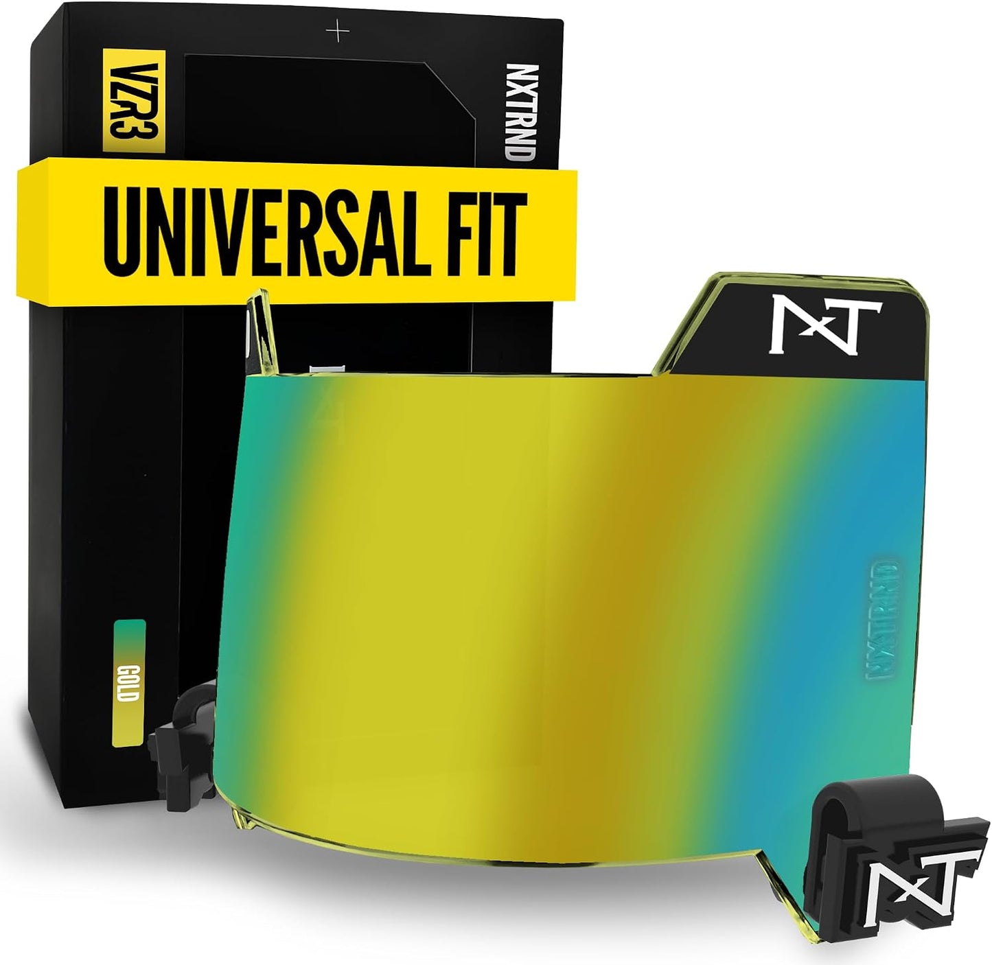 Nxtrnd VZR3 Football Visor, Curved Lens Technology, Fits Adult & Youth Football Helmets