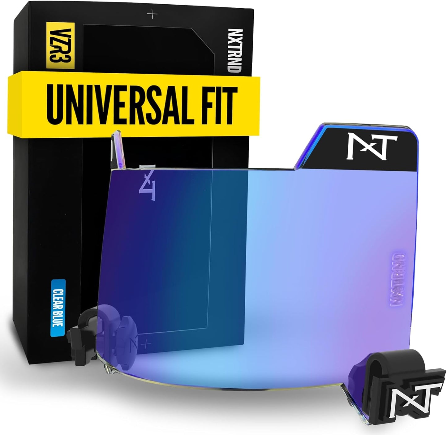 Nxtrnd VZR3 Football Visor, Curved Lens Technology, Fits Adult & Youth Football Helmets