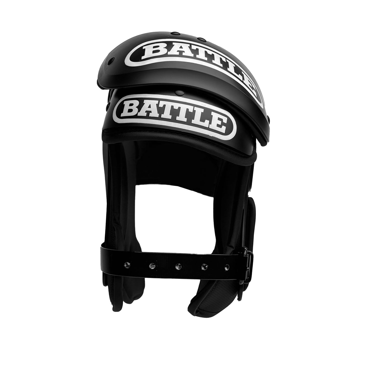 Battle Sports Phantom Football Shoulder Pads | Leaf-spring technology absorbs shock, Molded chest plate, Permanent sternum protector, Wide-coverage foam neck roll
