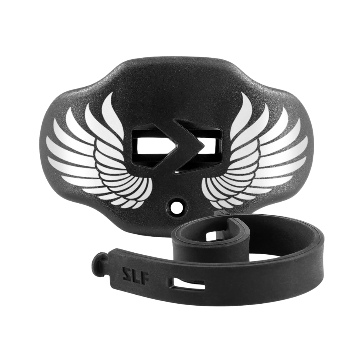 SLEEFS Football Mouth Guard - Youth Mouthguard with Strap - Lip/Teeth Protector Mouthpiece - No Boil - for Youth/Adults, Maximum Air Flow, for All Sports - Cross