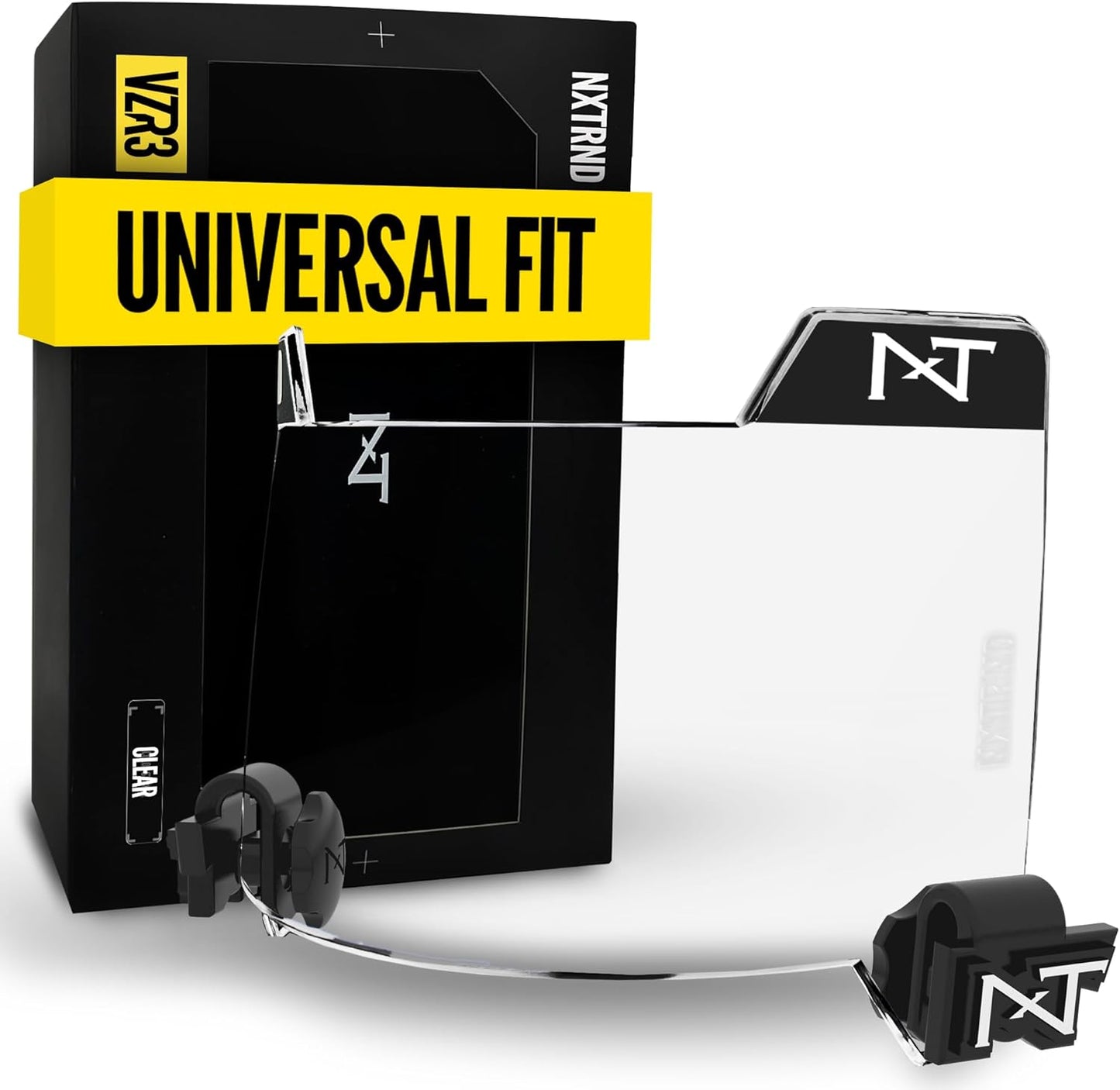 Nxtrnd VZR3 Football Visor, Curved Lens Technology, Fits Adult & Youth Football Helmets