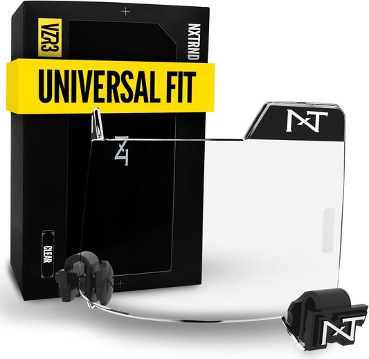 Nxtrnd VZR3 Football Visor, Curved Lens Technology, Fits Adult & Youth Football Helmets