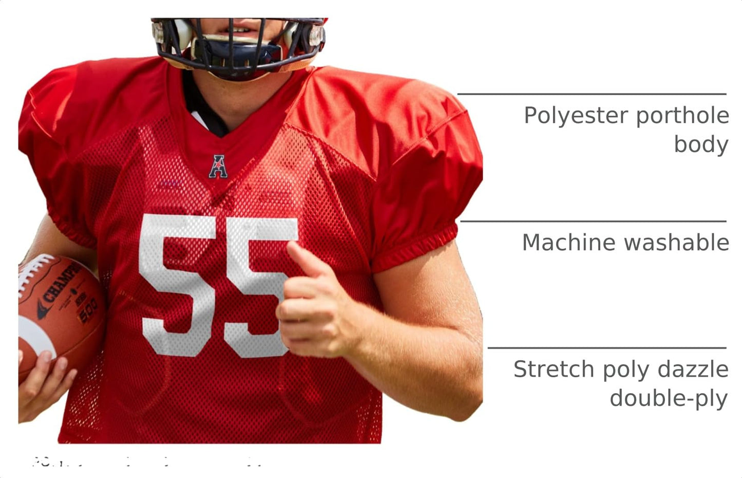 Champro Boys' Time Out Football Practice Jersey