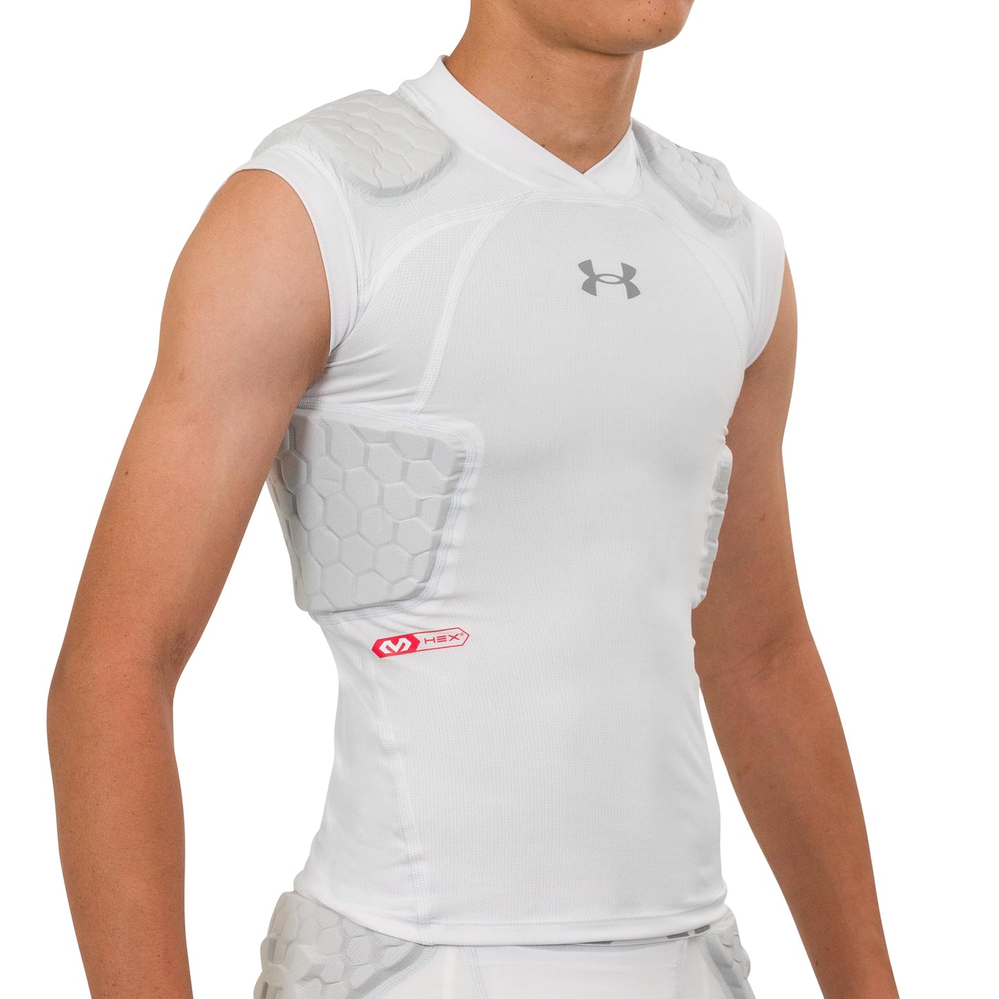 Under Armour Gameday Pro 5-Pad Youth Football Compression Shirt Protective Top