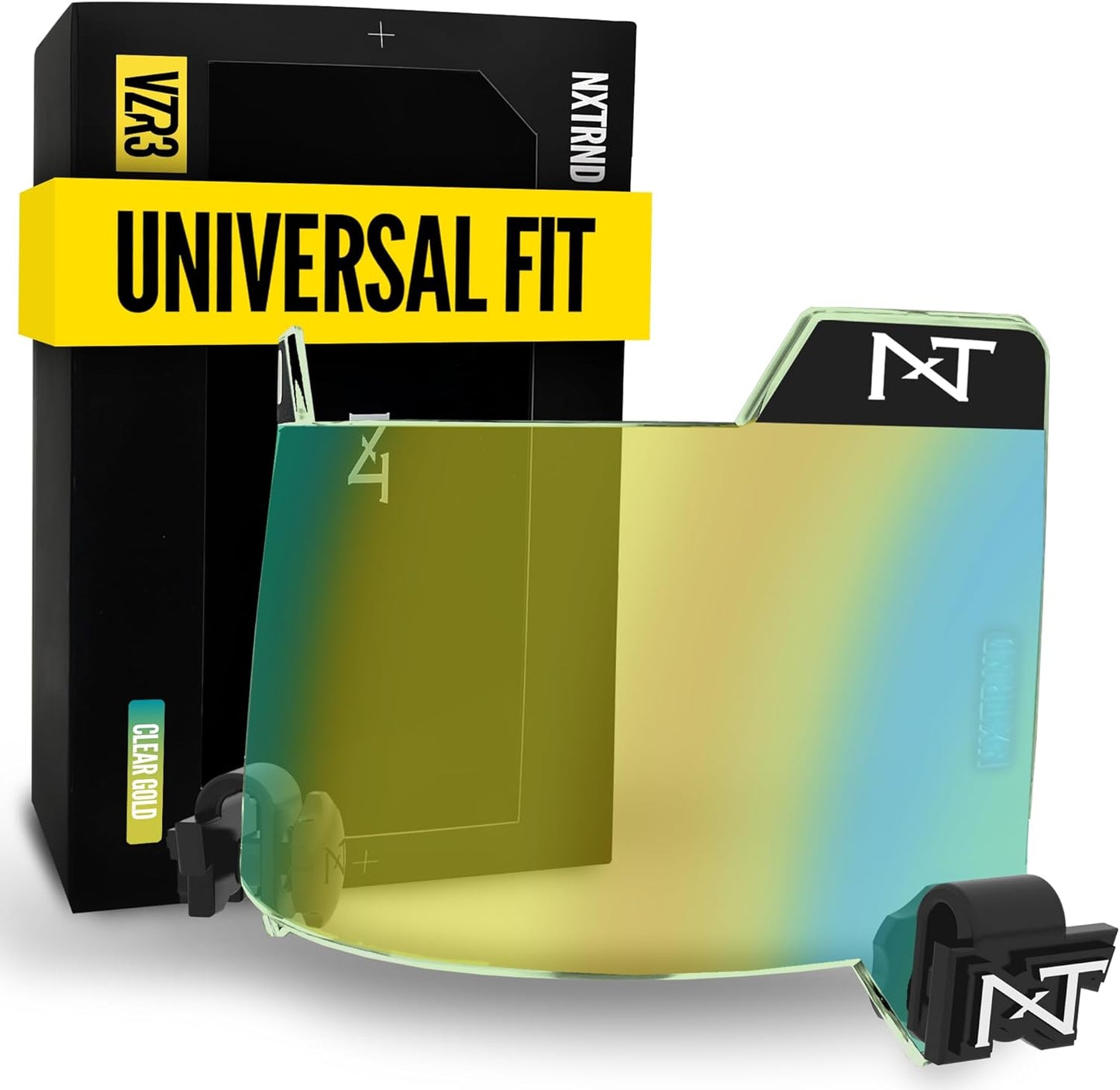 Nxtrnd VZR3 Football Visor, Curved Lens Technology, Fits Adult & Youth Football Helmets