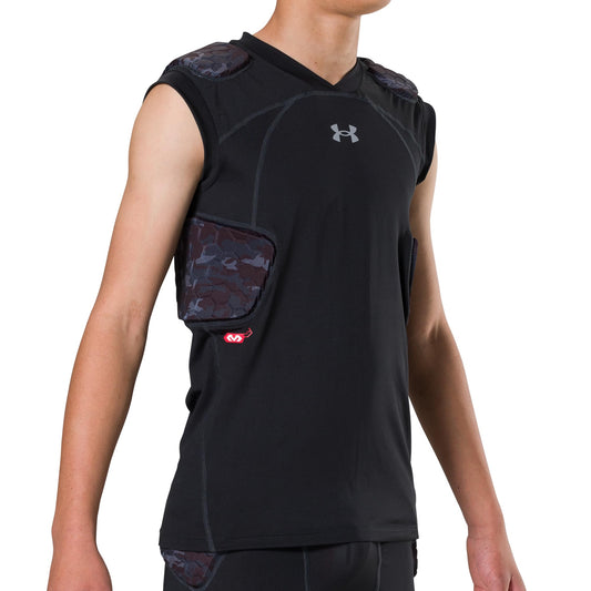 Under Armour Gameday Pro 5-Pad Youth Football Compression Shirt Protective Top