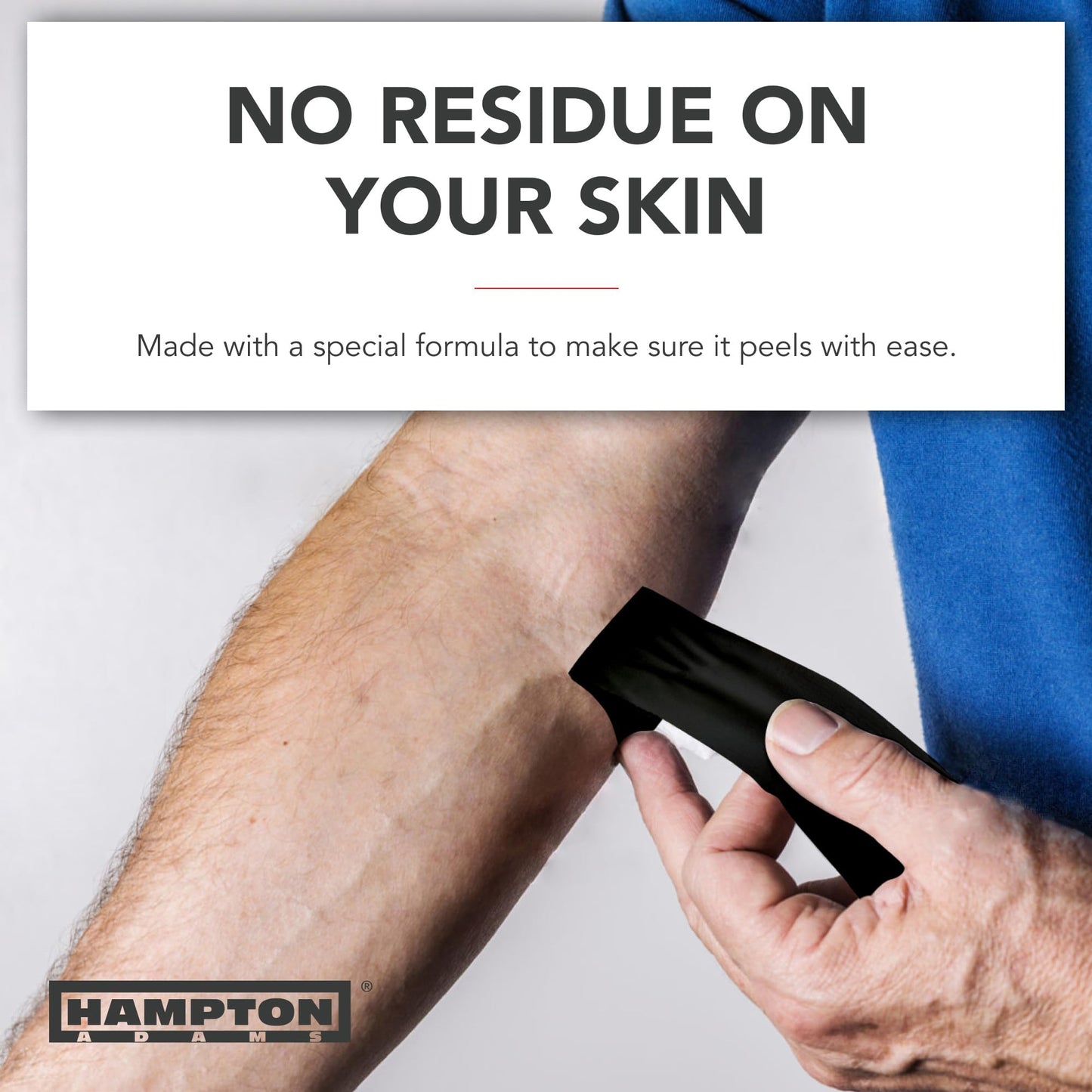 Hampton Adams | As Seen on Shark Tank | Original Athletic Sports Tape (3-Pack) | 45ft Rolls | Very Strong Easy Tear NO Sticky Residue | Best Tape for Athlete & Trainers | Fingers Ankles