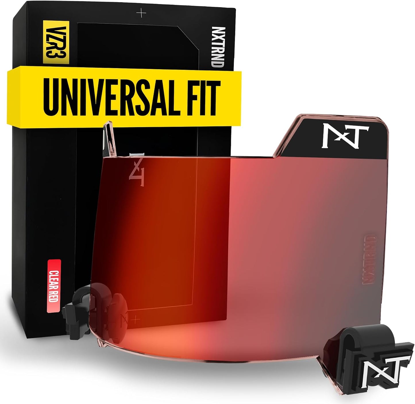 Nxtrnd VZR3 Football Visor, Curved Lens Technology, Fits Adult & Youth Football Helmets