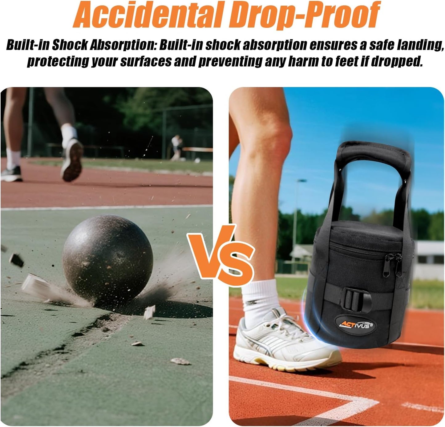 Shot Put Bag With Comfortable Handle and Foam Pad for Carrying Single Ball From 6 LBS to 16 LBS, Black