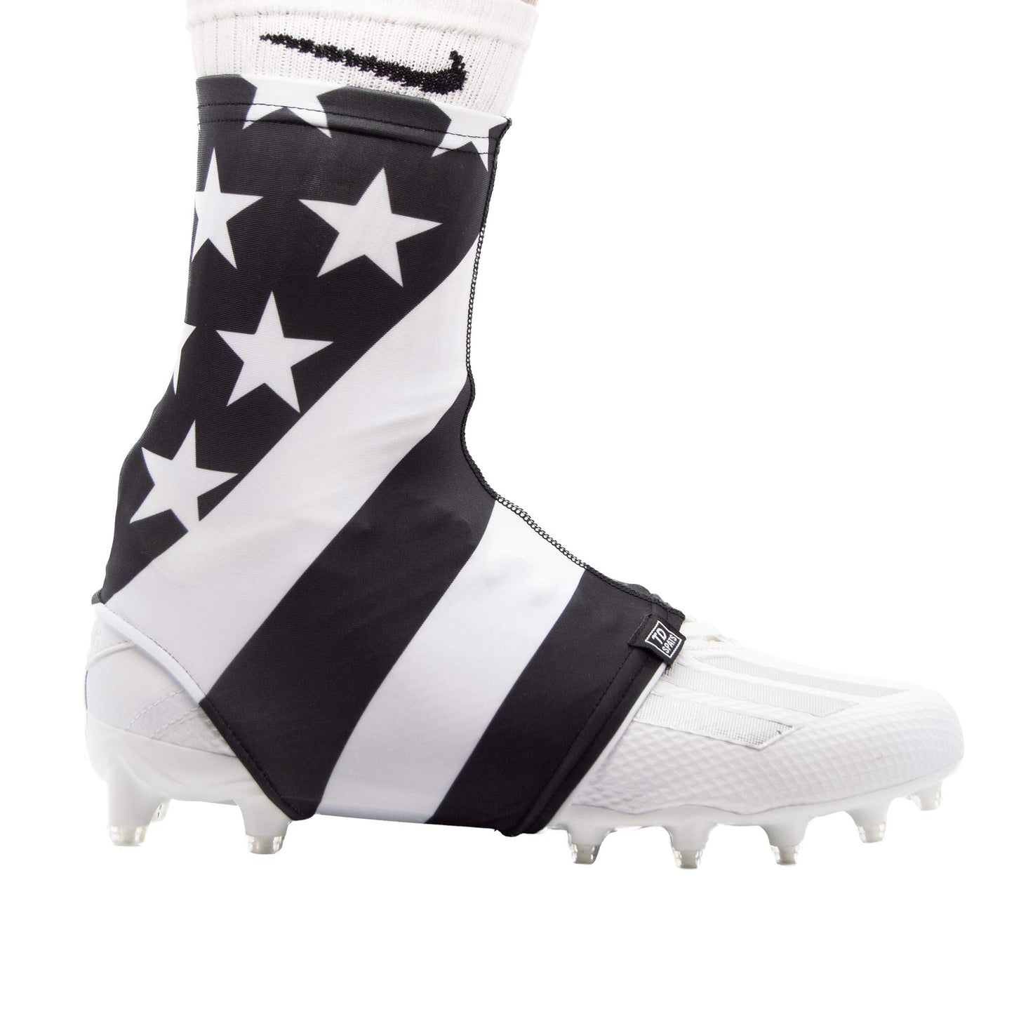 TD Spats Football Cleat Covers - Premium Wraps for Cleats | for Football, Soccer, Field Hockey, or Turf
