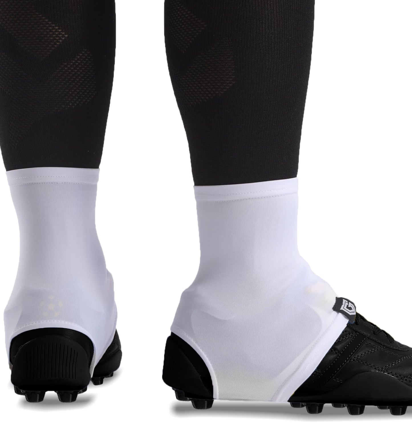 Gridiron Gladiator Football Spats - Spat Cleat Covers for Youth or Adult - Cover Cleats for Baseball Soccer Football - Shoe Sleeves - Sports Gear - Green - Medium